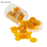 [Dickly] 100pcs/pack ABS Plastic 0.9" Bingo Game Poker Chips Casino Tokens Fun Toys