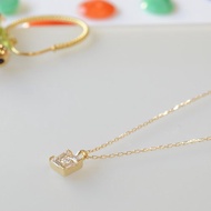 天然鑽石項鍊 18K金 鑽石吊墜 日本製造 日本直送 日本品牌