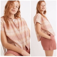 Madewell Hill Checked Top B3
