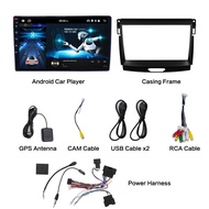 HO FORD Ranger XLT 2015-2019 ฟอร์ดเรนเจอร์ จอ android ติดรถยนต์ RAM2GB ROM16GB-ROM32GB androidauto V12.1จอติดรถยนต์ 9นิว WIFI GPS FM จอ2din Apple Carplay ดูยูทูปได้ แบบใช้แผ่น เครื่องเสียงรถยนต์