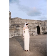 ONONMM Opale Dress – 3D Embossed Tafta, Slim Cup, Flattering Pencil Form