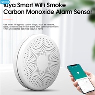 Wifi 2-in-1 Tuya Smoke & Carbon Monoxide Detector Fire Alarm Smoke Detector Home Sensor cyn