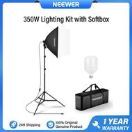 NEEWER ชุดไฟถ่ายภาพ350W พร้อม Softbox ไฟ LED 5700K อุปกรณ์สตูดิโอถ่ายภาพ NK300
