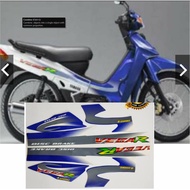 VEGA R STRIPING WHITEbiru 2002 2003 ORIGINAL YAMAHA STICKERS POLET PLISIR