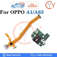 Charging Flex + MIC Board For OPPO A83 A83T A83M A1 2018 Charging Ribbon Flex USB MIC Board mic Hand