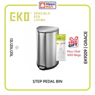EKO Dustbin | Grace | EK9209 | Trash Bin | Waste Bin | Stainless Steel Bin | Step Pedal Bin