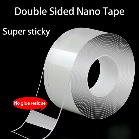 1Roll 1M 3M 5M Nano Tape Double-Sided Adhesive High Viscosity Wall Fixing No Trace Length