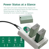 TILTA FUJIFILM NP-W126S 2 Channel Camera Battery Charger 1050mAh Portable Replaceable Battery Smart 