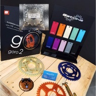 {YX} Gogoro2 RK Front Teeth 15T+G stone Aluminum Alloy Lightweight Chainring 41T 7075-T6 EC-05/AI-1 