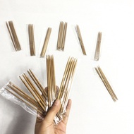 --Short Needle Knitting Needle Bamboo Needle Knitting Needle Double-ended Sweater Knitting 5FVR
