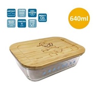迪士尼唐老鴨 - 玻璃食品餐盒 |飯盒-連竹蓋(640ml) Disney Donald - Donald Duck| Glass Food Container #地球日優惠