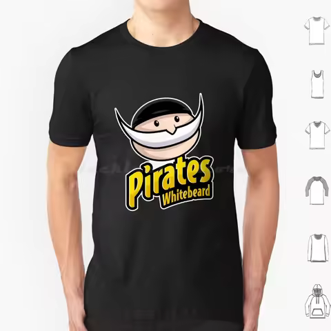 Whitebeard Pirate T Shirt 6xl Cotton Cool Tee Sanji Prince Vinsmoke Pirates Food Funny Anime Manga C