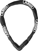 ABUS Tresor 6806C Combination Lock with 360° Bolts, 6 mm Thick Steel Chain, 4-Digit Combination Code