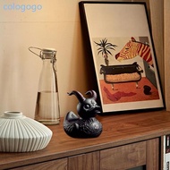 COLO Duck Figurine Satanic Duck Punk Duck Death Rock Duck Lady Goth Girl