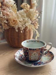 日本 昭和 中古 有田燒 古伊萬里 肥関窯 咖啡杯 茶杯陶瓷 瓷器