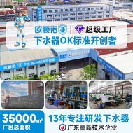 Basin Sink Source 304 Device Sewer Drain Pipe Anti-Pipe Sewer Blocking Double Stainless Steel Deodor