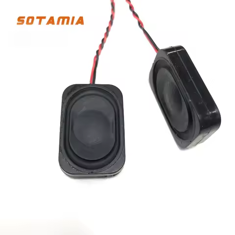 SOTAMIA 2Pcs 3020 Mini Audio TV Speaker 4 Ohm 3W Cavity Enclosure Full Range Speaker DIY Micro Smart