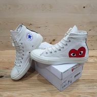 Latest Converse All Star Play Cdg High Full White Import Quality Shoes