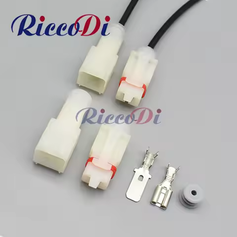 1 Kit 1 Pin Way Waterproof Automotive Cable Harness Connector 7.8 MM Male Female Socket Plug For Car