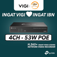 TP-Link 16MP VIGI NVR1004H-4P CCTV 4 Channel PoE NVR ( 4 Channel PoE Network CCTV Video Recorder ) @