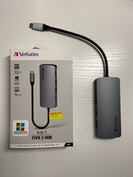 Verbatim 9-in-1 Type c hub 集線器