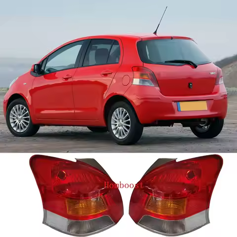 A Pair Car Tail Light Turn Signal For Toyota Vitz Yaris SCP90 KSP90 2006