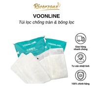 Spill-proof filter bag, Voonline filter cotton is super thick and extremely soft