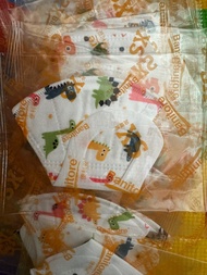 全新 未拆開 透明袋裝 便利妥 banitore 恐龍 口罩 mask XS size