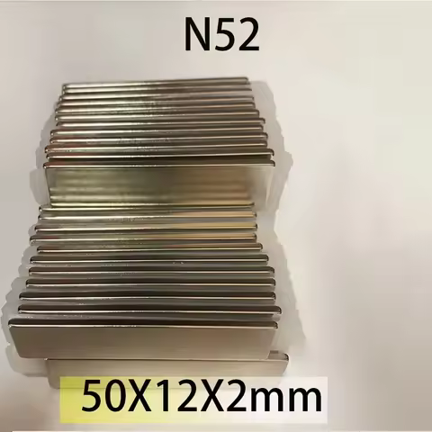 N52 50x12x2.5 50X12x3 Magnet Strong Search Motor Generation Strorage 50*12*2.5 Motors Speakers Suspe