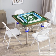 HY/🎁Simple Portable Mahjong Table Household Foldable Chess and Card Table Hand Rub Dormitory Dual-Use Sparrow Table Set