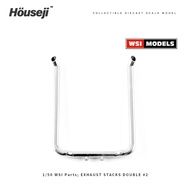 🟢< Ready Stock > 1/50 WSI Parts; Parts; EXHAUST STACKS 10-2047 EXHAUST Pipe Model Accessories