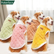 POKERFACE S-6XL Golden Retriever French Bulldog Clothes Pajamas Warm Fleece Winter Cat Pet Clothes F