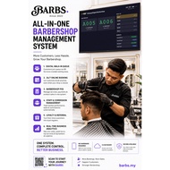 BARBS.my | Sistem POS Barbershop + QR Queue + Booking + Loyalty + Inventory