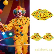 SPIN Clown Roleplay Cosplay Costume Outfit Halloween Clown Dressing Up Set Clown Collar