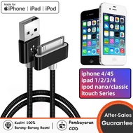 2M USB Charger 30 Pin Data Adapter Cord for iPhone 4S 4 3GS 3G & iPad 1 2 3 iPod Nano iTouch Phone Q