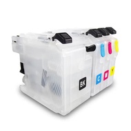 FW Empty Refillable Ink Cartridge Compatible For Brother DCP-J100 DCP-J105 MFC-J200 LC529XL LC525XL 