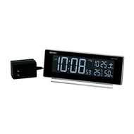SEIKO DL207S Alarm Clock Table clock Radio Digital AC Color LCD Series C3 Silver Metallic