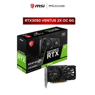 MSI GEFORCE RTX3050 VENTUS 2X OC 6GB GDDR6 GRAPHIC CARD