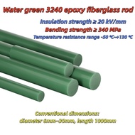 G10 fiberglass insulation rod FR4 epoxy resin rod water green 3240 epoxy fiberglass rod