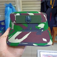 Topi Pet Komando PDL TNI + Pangkat Logam Mayor 