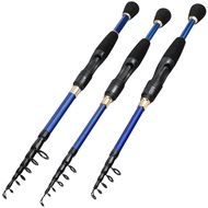 Sougayilang Joran Pancing 1.8M 2.1M 2.4M Teleskopik Tongkat Pancing Berputar/Casting Serat Karbon ko