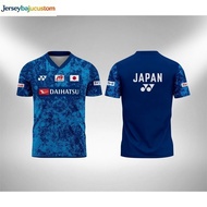 【Free Custom】Japanese Badminton Jersey Japan Denmark Open