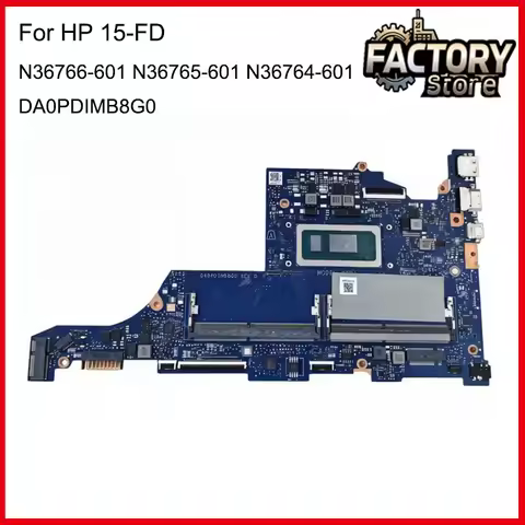 DA0PDIMB8G0 Laptop Motherboard For HP 15-FD with CPU i3-1315 i5-1335 i7-1355 fru N36766-601 N36765-6