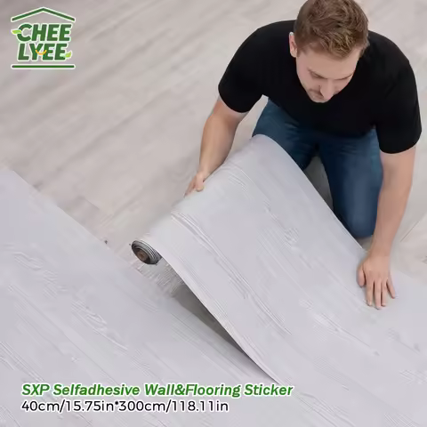 Vinyl Flooring Roll 15.7"W X 118"L/ 12.9 Sq.Ft, Peel and Stick Wall Tiles Vinyl Plank Flooring for A