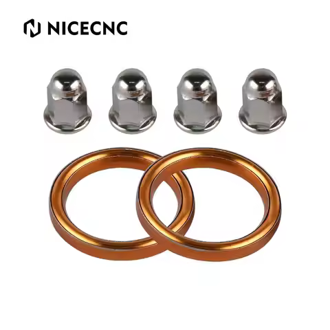Exhaust Muffler Pipe Gasket Nut For Honda XR200R 1981-2002 XR250R 1981-1982 XL250R 1982-1987 XL500R 
