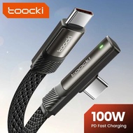 Kabel Data Type C to Type C Fast Charging L Shape 5A 100W 1.2M