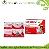 Sangobion Isi 4 Tablet Mengobati Anemia Megandung Zat Besi