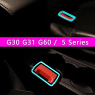 11 Colors Seat Belts Safety Buckle Lamp For BMW G30G31 5 Series Car Accessories Interior  LED Ambien