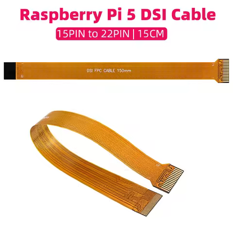 Raspberry Pi 5 DSI Cable 22Pin to 15Pin Flexible Flat Cable Connection Line FPC for RPI 5 Pi5 DSI Di