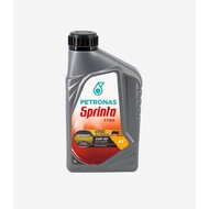 Petronas Sprinta F700 15W-50 Semi Synthetic F900 4T Motor Engine Oil Minyak Hitam 1L WITH OIL FILTER